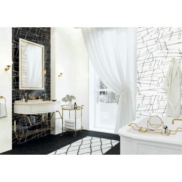 Керамическая плитка New Trend (Нью Тренд) Chicago White Rock 20х60х0,75 см WT11CHR00