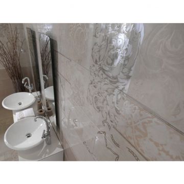 Настенная плитка Керлайф (Kerlife) Ceramicas Botticino Dec. - q Cream 19x25 см (904459)