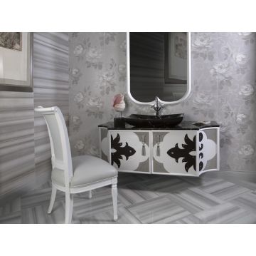 Настенная плитка Керлайф (Kerlife) Ceramicas Marmara Rev. R Gris 25x75 см (902170)