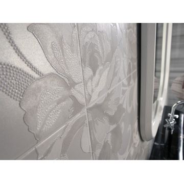 Настенная плитка Керлайф (Kerlife) Ceramicas Marmara Rev. R Gris 25x75 см (902170)