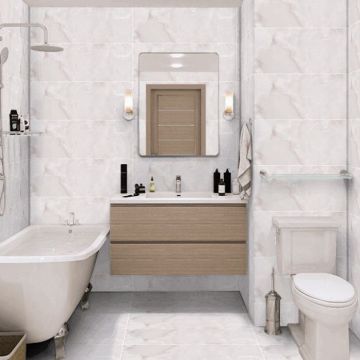 Настенная плитка Stn Ceramica (Стн Керамика) Diva Rev. BR Cream rect. 33,3x90 см, ректификат (914947)
