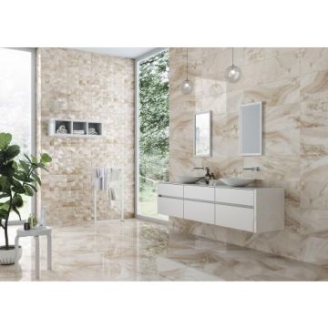 Настенная плитка Stn Ceramica (Стн Керамика) Diva Rev. BR Cream rect. 33,3x90 см, ректификат (914947)