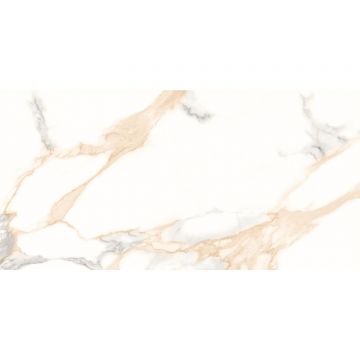 Керамогранит Italica (Италика) German Statuario Diva Gold Matt+Carving 60x120 см, ITL78348