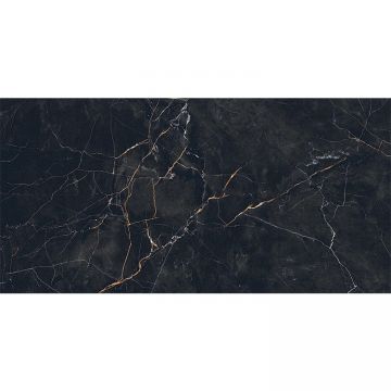 Керамогранит Infinity Ceramica (Инфинити Керамика) Vesuvio Nero High Glossy 60x120 см, глянцевый