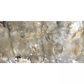 Керамогранит Infinity Ceramica (Инфинити Керамика) Gelata Oro Marrone High Glossy 60x120 см, глянцевый