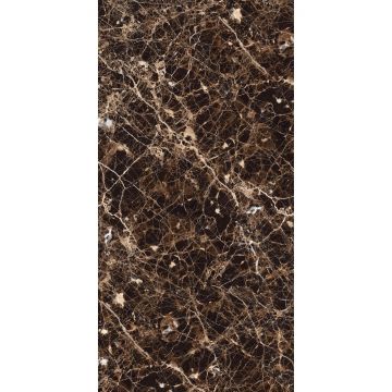 Керамогранит Maimoon Ceramica (Маймун Керамика) HG Glossy Emperador grand brown 120х60 см, глянцевый