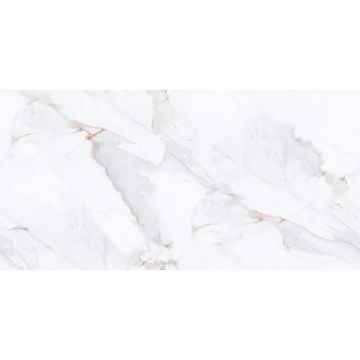 Керамогранит Maimoon Ceramica (Маймун Керамика) Glossy Lucia white 120х60 см, глянцевый