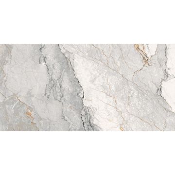 Керамогранит Maimoon Ceramica (Маймун Керамика) Gloster Zenith White 120х60 см, глянцевый