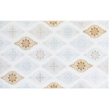 Декор Unitile (Унитайл) плитка Фелиса белый 01 25х40 см 10300000186