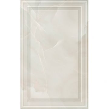 Керамическая плитка Unitile (Унитайл) темная рельеф Флора зеленый низ 02 25х40 см 10100001177