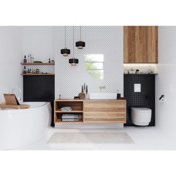 Керамическая плитка Unitile (Унитайл) темная рельеф Чарли черный низ 02 25х40 см 10100001182