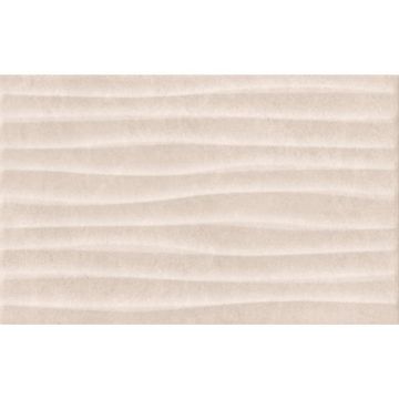 Керамическая плитка Unitile (Унитайл) светлая рельеф Эфа бежевый низ 02 25х40 см 10100001186