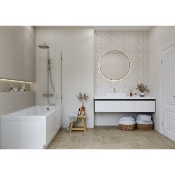 Декор Unitile (Унитайл) плитка Аура светлый 01 25х40 см 10300000220