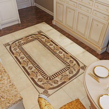 Керамогранит Unitile (Унитайл) Агат бежевый КГ 01 v2 40х40 см 10404002077