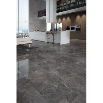 Керамогранит Bien Ceramic (Биен Керамик) Turin Grey Rec Full Lap 60х120 см, лаппатированный, ректификат Bien Ceramic0017