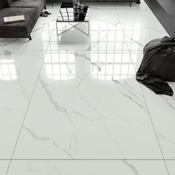 Керамогранит Bien Ceramic (Биен Керамик) Statuario Goya Rec Full Lap Nano 60х120 см, лаппатированный, ректификат Bien Ceramic0050