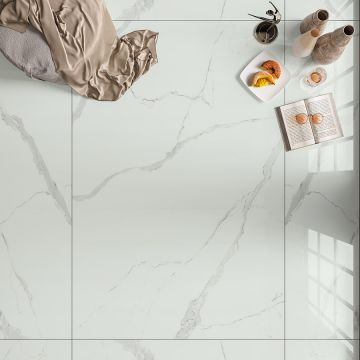 Керамогранит Bien Ceramic (Биен Керамик) Statuario Goya Rec Full Lap Nano 60х120 см, лаппатированный, ректификат Bien Ceramic0050