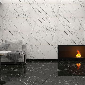 Керамогранит Bien Ceramic (Биен Керамик) Agatha White Rec Full Lap 60x120 см, лаппатированный, ректификат Bien Ceramic0009