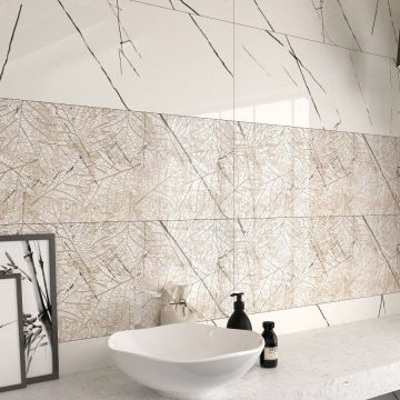 Керамогранит Bien Ceramic (Биен Керамик) Agatha White Rec Full Lap 60x120 см, лаппатированный, ректификат Bien Ceramic0009