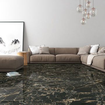 Керамогранит Bien Ceramic (Биен Керамик) Tiger Black Rec Full Lap 60x60 см, лаппатированный, ректификат Bien Ceramic0008