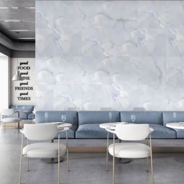 Керамогранит Velsaa (Велсаа) Bruni Onix Bianco Glossy 60x60 см, глянцевый
