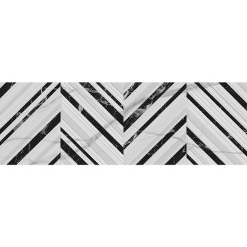 Плитка керамическая Dogma (Догма) Elegante Calacatta Versus Shine Rettificato 30x90 см (NQ39027D1)