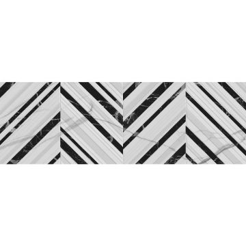 Плитка керамическая Dogma (Догма) Elegante Calacatta Versus Shine Rettificato 30x90 см (NQ39027D1)