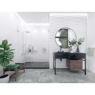 Плитка керамическая Dogma (Догма) Elegante Monte Bianco Vento Matt Rettificato 30x90 см (NEO93190)