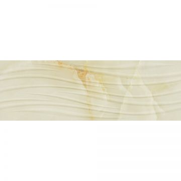 Плитка керамическая Dogma (Догма) Elegante Onyx Onda Gold Shine Rettificato 30x90 см (NEO93102C)