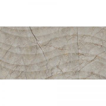 Плитка керамическая Dogma (Догма) Smart Crema Cappuccino Wave Shine Rettificato 30x60 см (NEO36141)