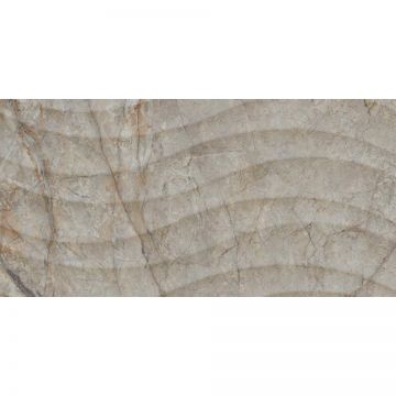 Плитка керамическая Dogma (Догма) Smart Crema Cappuccino Wave Shine Rettificato 30x60 см (NEO36141)