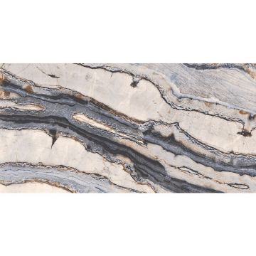 Керамогранит Bluezone Zocati Blue - B High Glossy 60x120 см