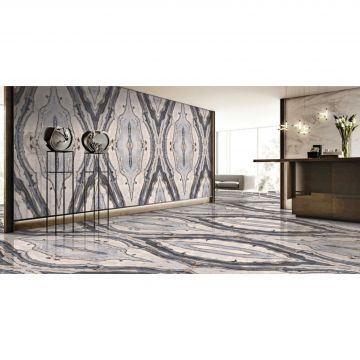 Керамогранит Bluezone Zocati Blue - B High Glossy 60x120 см