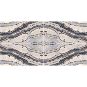 Керамогранит Bluezone Zocati Blue - B High Glossy 60x120 см