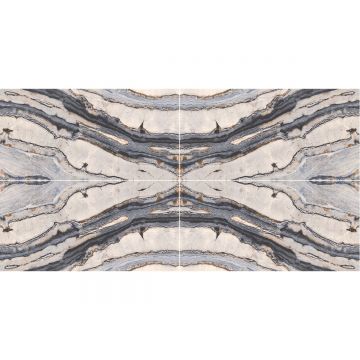 Керамогранит Bluezone Zocati Blue - B High Glossy 60x120 см