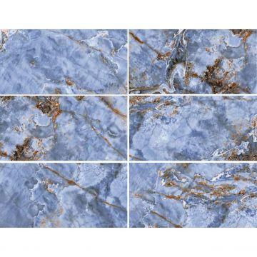Керамогранит Bluezone Agyaro Blue High Glossy 60x120 см