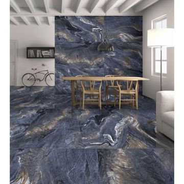 Керамогранит Bluezone Ice Onyx Black High Glossy 60x120 см