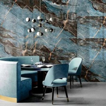 Керамогранит Bluezone Ice Onyx Black High Glossy 60x120 см