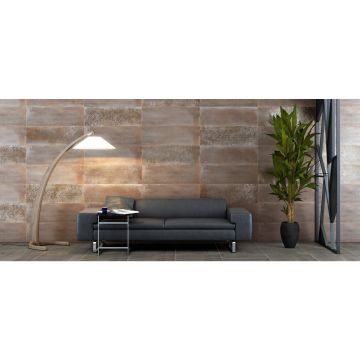 Плитка Ragno Marazzi (Рагно Марази) Terracruda Piombo Struttura Arte 3d Rett. 40х120 см (R6UZ)