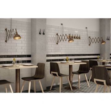 Бордюр Equipe (Эквип) Masia London Light Grey 5x15 см (21054)