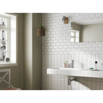 Настенная плитка Metro White 7.5x15 см Equipe (12738)