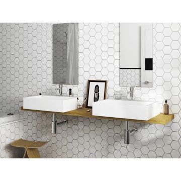 Настенная плитка Equipe (Эквип) Scale Alhambra Light Grey 12х12 см (21931)