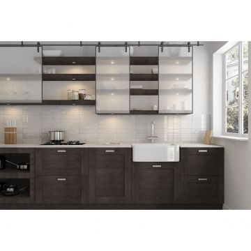 Бордюр Equipe (Эквип) Carrara Pencil Bullnoce 3x15 см (23104)