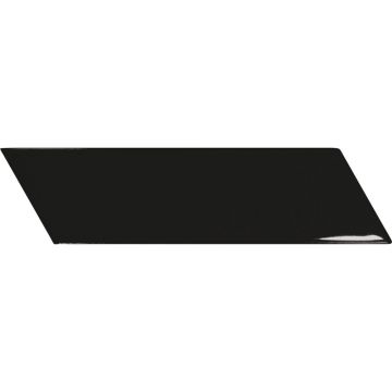 Настенная плитка Equipe (Эквип) Chevron Wall Black Right 5.2x18.6 см (23366)