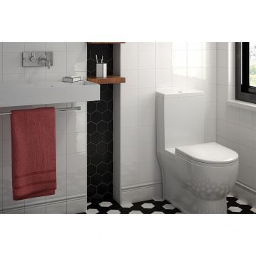 Настенная плитка Equipe (Эквип) Evolution Inmetro Black 7.5x15 см (22001)
