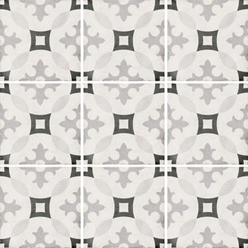 Декор Equipe (Эквип) Art Nouveau Karlsplatz Grey 20x20 см (24417)