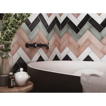 Настенная плитка Equipe (Эквип) Magma Coral pink 6.5x20 см (24961)