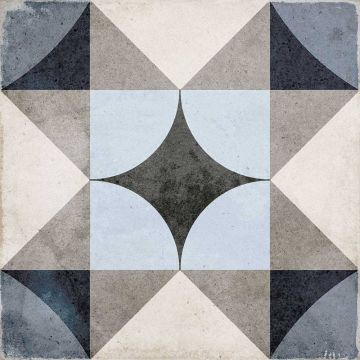 Декор Equipe (Эквип) Art Nouveau Palais Blue 20x20 см (24410)