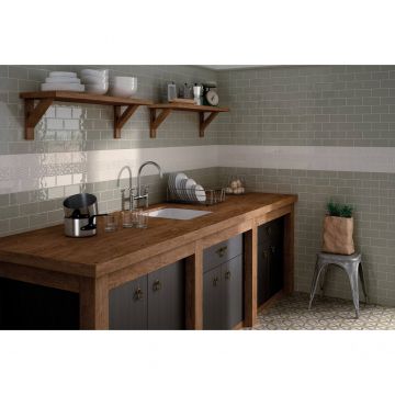 Настенная плитка Equipe (Эквип) Masia Gris Oscuro 7.5x30 см (20716)