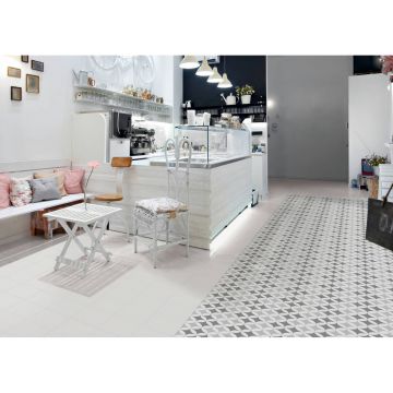 Керамогранит Keros Ceramica Barcelona Blanco 25х25 см